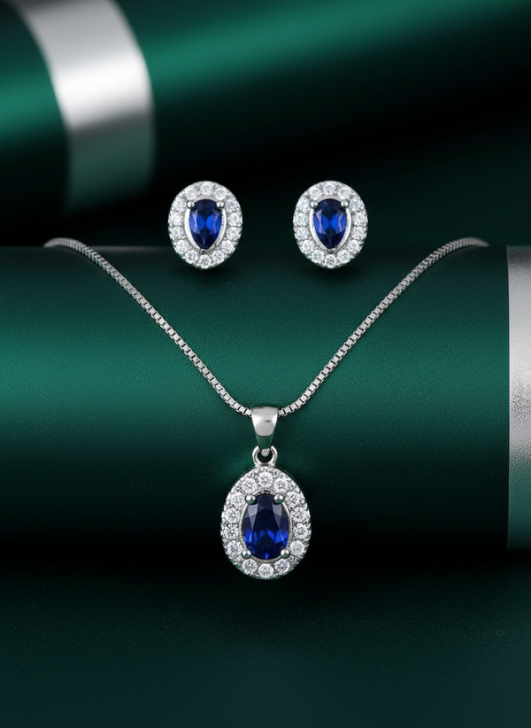 Dark green silver background product shot