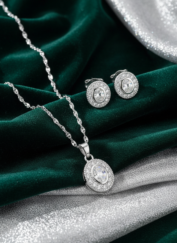 Green velvet luxury shot