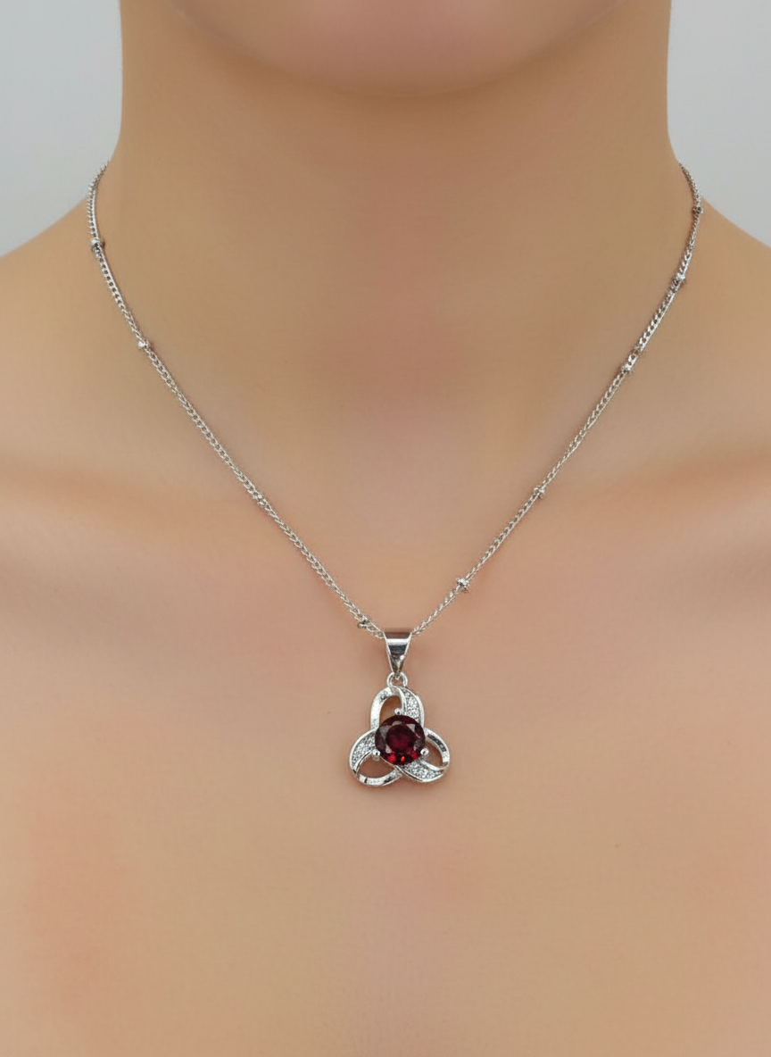 Pendant on model neck